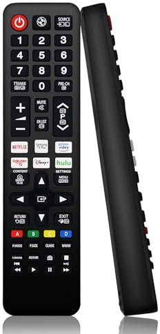 Universelle Samsung TV Fernbedienung Kompatibel mit Allen Smart TVs LED LCD HDTV 3D, Samsung Smart TV Fernbedienung mit Tasten für Netflix