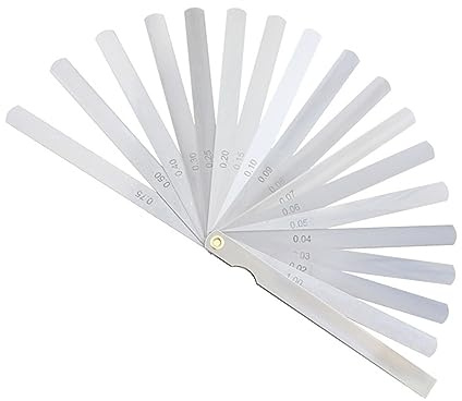 Spessimetro a Lamelle, Spessimetri Calibri Valvole Sonde Riempimento Calibri Sonde Spessimetri Gap Tools Kit Spessore Per misurare larghezza/spessore(150A17)