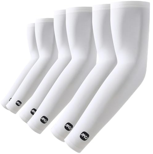 ROCK TAKIN UV Sonnenschutz Arm Sleeve für Herren Damen, UPF 50+ Kühlung Armstulpen Sommer Kompression Tattoo Armlinge Unisex Armwärmer für Radsport Basketball Golf Baseball Fußball – 3 Paar