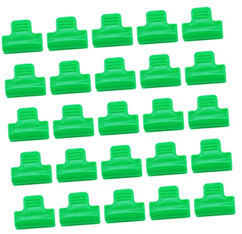 Milisten 40piezas Abrazaderas De Plástico Resistentes Al Desgarro para Invernadero Abrazaderas De Doble Conexión para y Mallas