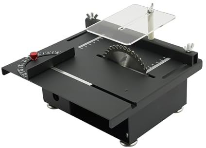 Mini sega circolare da tavolo con lame, 200 W, multifunzione portatile di precisione per la lavorazione del legno