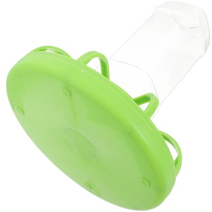 FRCOLOR Small Poultry Feeder Chick Feeder Multihole Bird Feeding Dish for Quail Cage Water Container