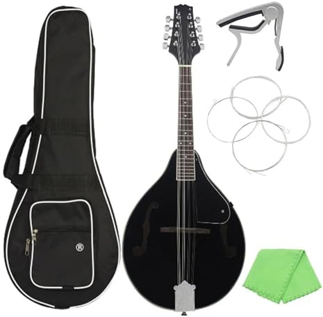 mandolina instrumento musical Juego de mandolina de tilo de 8 cuerdas un estilo para principiantes instrumentos de práctica