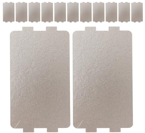 Cabilock 18piezas Almohadilla Aislante para Horno Microondas de Mica Repuesto para Microondas Lámina de Mica para Horno Accesorio de Reparación