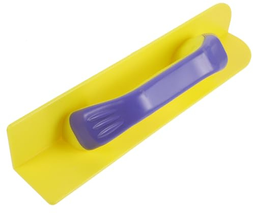 Ciieeo Cazzuola per Stucco Angolare in Plastica Resistente, Spatola da Costruzione per Finitura Cemento e Mattoni, Raschietto per Angoli Muro, Utensile Manuale per Intonaco su Cemento e