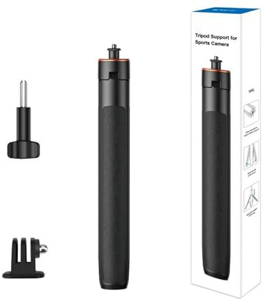 Jiawu Mini Trípode para Palo Selfie, Extensible de 12,1 a 54 Pulgadas para Grabar Accesorios de Vídeo Vlog, Compatible con Cámara de Acción, Cámaras DSLR,Cámaras Digitales,Teléfonos
