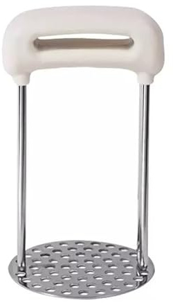 Presse-purée en acier inoxydable 304, pliable et ergonomique, antiadhérent sans revêtement chimique, légumes, patates douces, lavable au lave-vaisselle