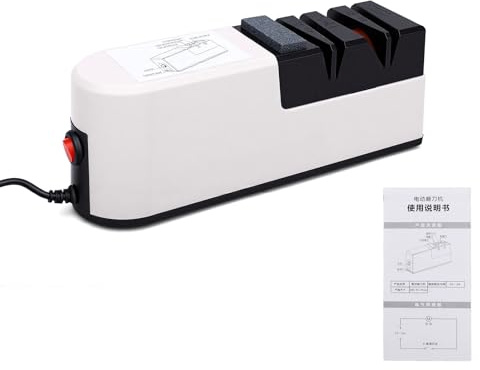 Oreilet Affûteur de Couteaux électrique Automatique USB, Machine d'affûtage de Polissage Rapide pour Couteaux de Cuisine Droits et Dentelés, Outil d'entretien Ménager (Interface USB pour
