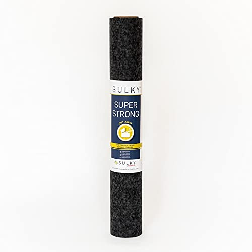Sulky Super Strong Stickvlies zum Abschneiden (schwarz, 50 x 500 cm)