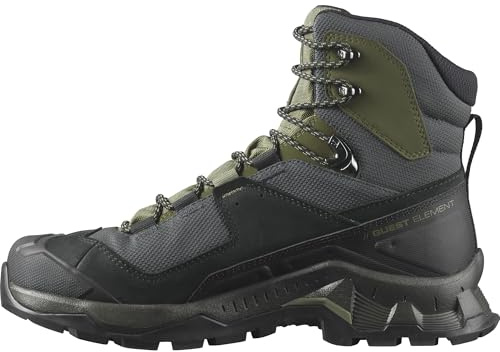 Salomon Quest Element Gore-Tex wasserdichte Herren Outdoorschuhe, Outdoor-bereit, Geländegängige Stabilität, Outdoor-Musthaves, Black, 46 2/3