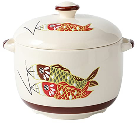 Cabilock Japanese Style Ceramic Soup Bowl with Lid 15Oz Ceramic Stew Cup for Soups and Desserts Microwave and Dishwasher Safe