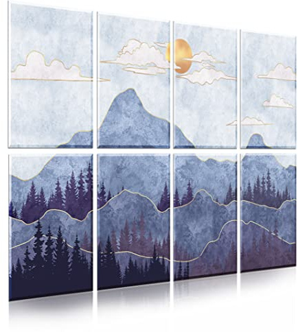 Ruonin.X Decorative Art Acoustic wall panels 47x 31inch —Impression Forest