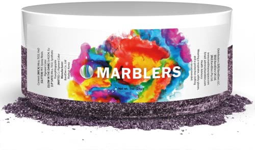MARBLERS Purple Mica Powder [Ash Lilac Pearl] 1oz (28g) | Cosmetic Grade | Epoxy Resin Pigment | Dye | Non-Toxic, Vegan, Cruelty-Free | Lip Gloss, Nails, Body Butter | Bath Bomb, Candle & Soap Making