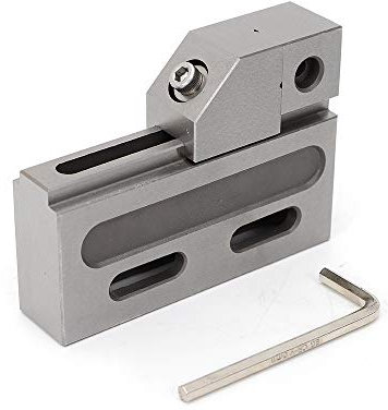 YyDDs Tornillo de Banco EDM de Alta precisión de Acero Inoxidable de 2 de mandíbula Deslizante de 0-50mm Tornillo de sujeción de Apertura de diseño Fijo para Piezas de Trabajo pequeñas 1,5Kg