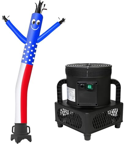 MOUNTO 6FT Fly Puppet Dancer with 1/3hp Blower Complete Set (US-Flag)