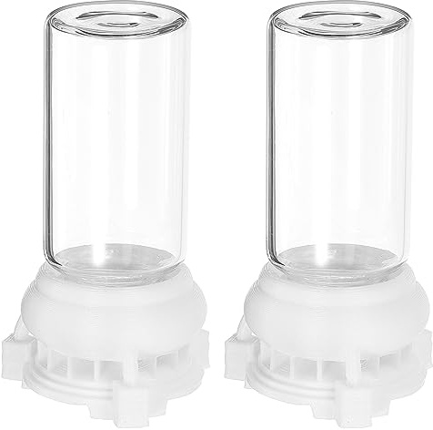 PRETYZOOM Ameisenfarm Wasser Futterspender 2 stücke Transparent Ameisenbewässer Kunststoff Ameisenwasser Fütterungsschalen Mikrotier Flüssigkeitszufuhr Ameisennest Zubehör 10ml