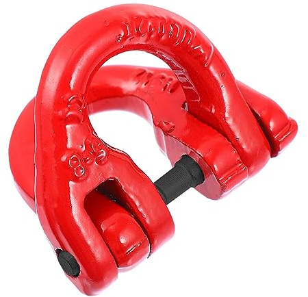 POPETPOP 3.2t Lifting Chain Buckle Steel Connecting Link for Towing Winch Heavy Duty Connector for Crane Alloy Steel Load Chain Coupling Attachment