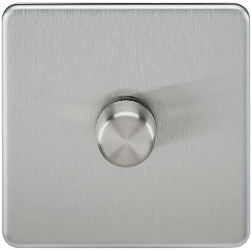 1G 2-way 10-200W (5-150W LED) Intelligent dimmer - Brushed Chrome