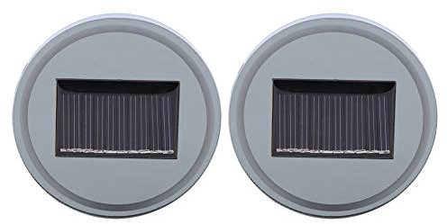 Solar-LED-Becherhalter, RGB, 7 Farben, Lichter, USB, Auto-Flaschenbodenmatte, 2 Stück