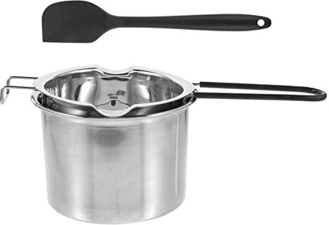 Cabilock Olla para Derretir Mantequilla y Queso Baño Maria De Acero Inoxidable para Repostería y Cocina
