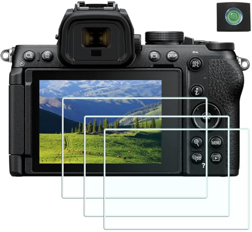 HUIPUXIANG Z50II Displayschutzfolie für Nikon Z50 II Kamera (für Zubehör), 0.3mm High Definition 9H Härte Optisches LCD Premium Glas Schutzabdeckung [3+1 Stück]