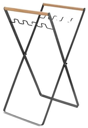 Soporte Para Bolsas De Basura Estante for bolsas de basura, soporte plegable for basura, marco de Metal, soporte for bolsa de basura, estante for patio de cocina, Camping al aire libre Para Cocina, De