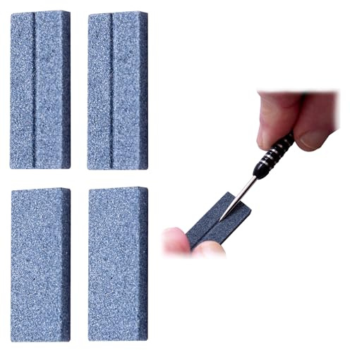 RUTHLESS | Flat Points Sharpener | Flat V Groove Stone | 4 Pack.