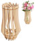 Sweieoni Jarrón de Madera para Flores Florero de Madera para Ramo Jarrones Madera Florero de Madera para Ramo de Flores para Flores Artificiales Flores Secas y Amantes de Las Flores