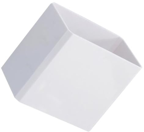 ULTECHNOVO Soporte de Pared para Cepillos de Dientes y Peine, Estante Organizador de Plástico Blanco, Adhesivo, sin Perforar, Adecuado para Baño