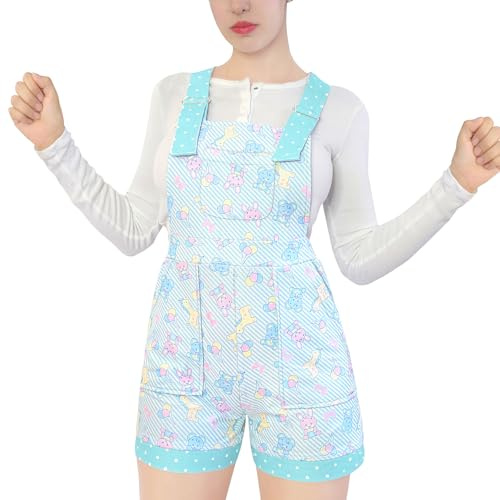 LittleForBig korta hängselbyxor overaller Shortalls – baby parad hängselbyxor, Grön, XL