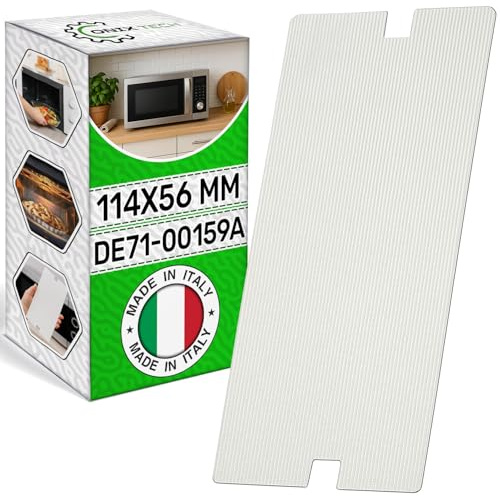 ONIX TECH Placa Mica Microondas 56 x 114 mm con Código Original DE71-00159A para Samsung - Made IN Italy