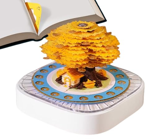Calendario 3D | Albero Memo Pad Arts & Crafts | Calendario da tavolo a forma di casa sull'albero | per casa, ufficio, dormitorio, appartamento, università, insegnanti, studenti, bambini, Natale
