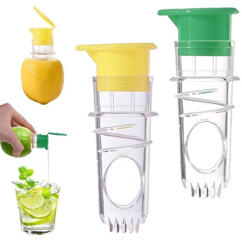 Saituo Home2 Pièces Presse Agrumes Presse Citron avec Couvercle à Charnière