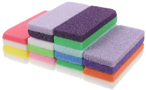 Beatifufu 10 Pezzi Pietra Pomice per Piedi in Poliuretano, Pietra Abrasiva per Calli, Rimozione Pelle Morta, Portatile, per Uso Domestico e Centri Cura Piedi