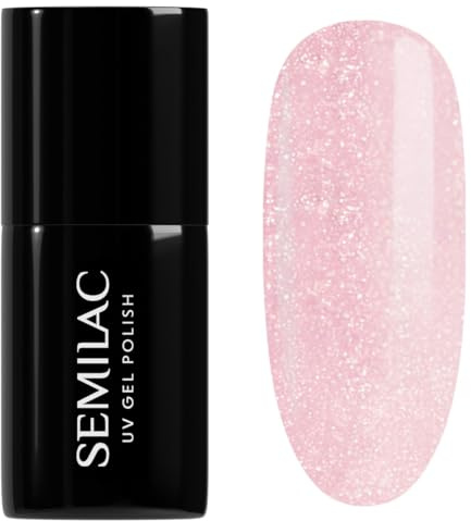 Semilac UV Nagellack 164 Pink Crystals 7ml Kollektion My Story