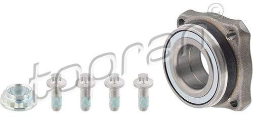 TOPRAN Kit de roulement de roue 503 198 Essieu arrière gauche Essieu arrière droit avec bague magnétique intégré avec écrou avec vis/boulons