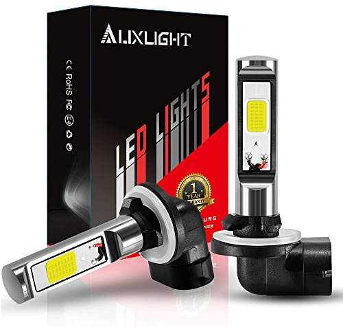 AUXLIGHT 881 889 886 894 862 896 898 LED Fog Light Bulbs 6000K Xenon White, Super Bright High Power COB Chips LED Fog Daytime Running Lights DRL Bulbs Replacement for Cars, Trucks (Pack of 2)