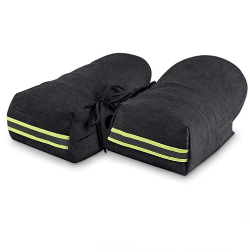 ZOLULA Manchons Vélo Guidon Manchons de Guidon de Moto d'été 3D Oxford, Gants de Protection Solaire imperméables avec Bande réfléchissante, Gants de Moto