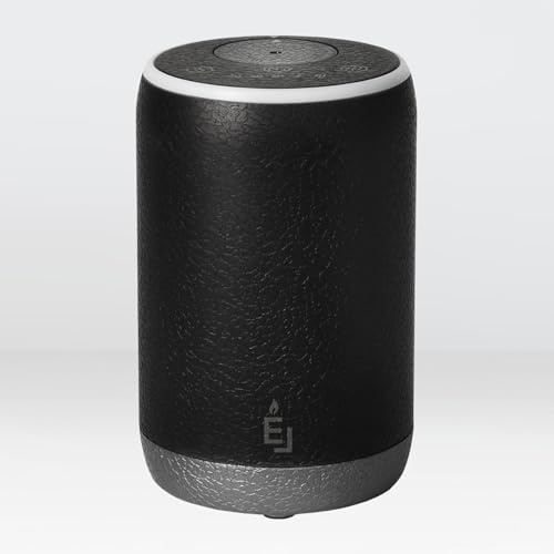 Earnest Living Portable Essential Oil Diffuser Cordless Car Diffuser USB Car Air Freshener Rechargeable Waterless Nebulizer 10 ml Timers USB Lights and Auto Off Function For Car Home Office Black