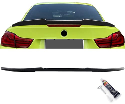 Heckspoiler Ducktail Schwarz Glanz passend für 4er BMW F33 Cabrio 13-21