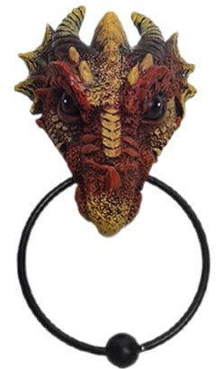 Türklopfer,Vintage Türklopfer | Dekorative Oktopus-Drachen-Harzklopfer - Antike Türklopfer-Figur für Zuhause, Themen-Café-Dekoration