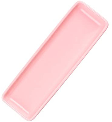 Mikinona Piatto lungo per sushi in rosa, piatto da portata per sushi e snack, elegante tableware per casa e ristoranti multiuso