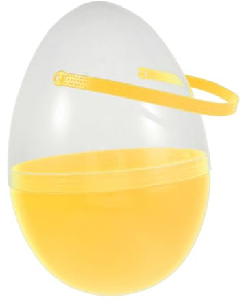Zerodeko Decoración De Pascua Con Huevos Plásticos y Rellenables Cesta Transparente Para y Fiestas