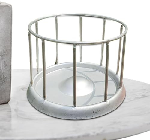 Tortoise Food Dish, Stainless Steel Reptile Tray, Terrarium Water Bowl, Rust-Proof Pet Feeder, Food Dispenser for Bearded Dragon, Tortoise Habitat Accessories, 2.95x2.48 inches