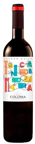 Coloma Tocando Madera – Vino Tinto Joven y Elegante | Notas de Grosella Negra, Frambuesa y Yogur | Aterciopelado y Persistente (Pack de 2 Botellas)