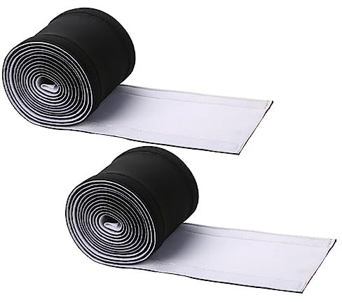 DIYEAH 2pcs Cuttable Sleeve Hook and Fastener Cord Organizer for Neoprene Wire Wraps for Tidy Entertainment Centers and Desktops