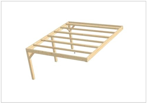 Entdecke den Wandanbaucarport aus KVH Holz, ideal für Deine Garage oder als PV-Carport. Robust und vielseitig einsetzbar für Jede Wetterlage!