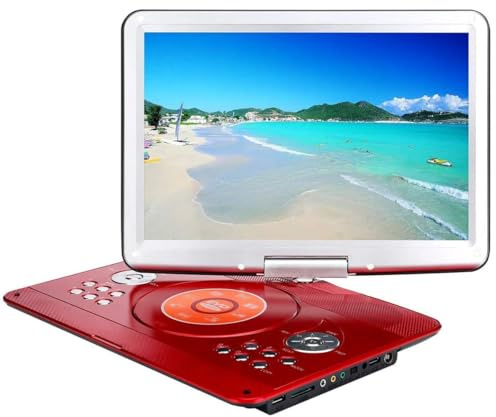 KONGMM Lettore Dvd Macchina for Videogiochi Portatile da 22 Pollici con Altoparlante for Lettore Dvd HD 1280x800P