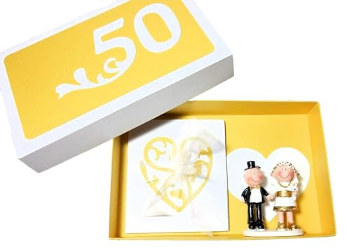 Geldgeschenk Geschenk Verpackung zur Goldenen Hochzeit