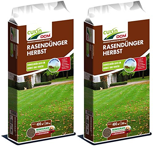 Cuxin DCM Rasendünger Herbst 40 kg für 800 m²